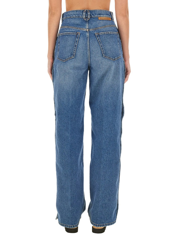 Loose Fit Jeans Denim Top: Cotton