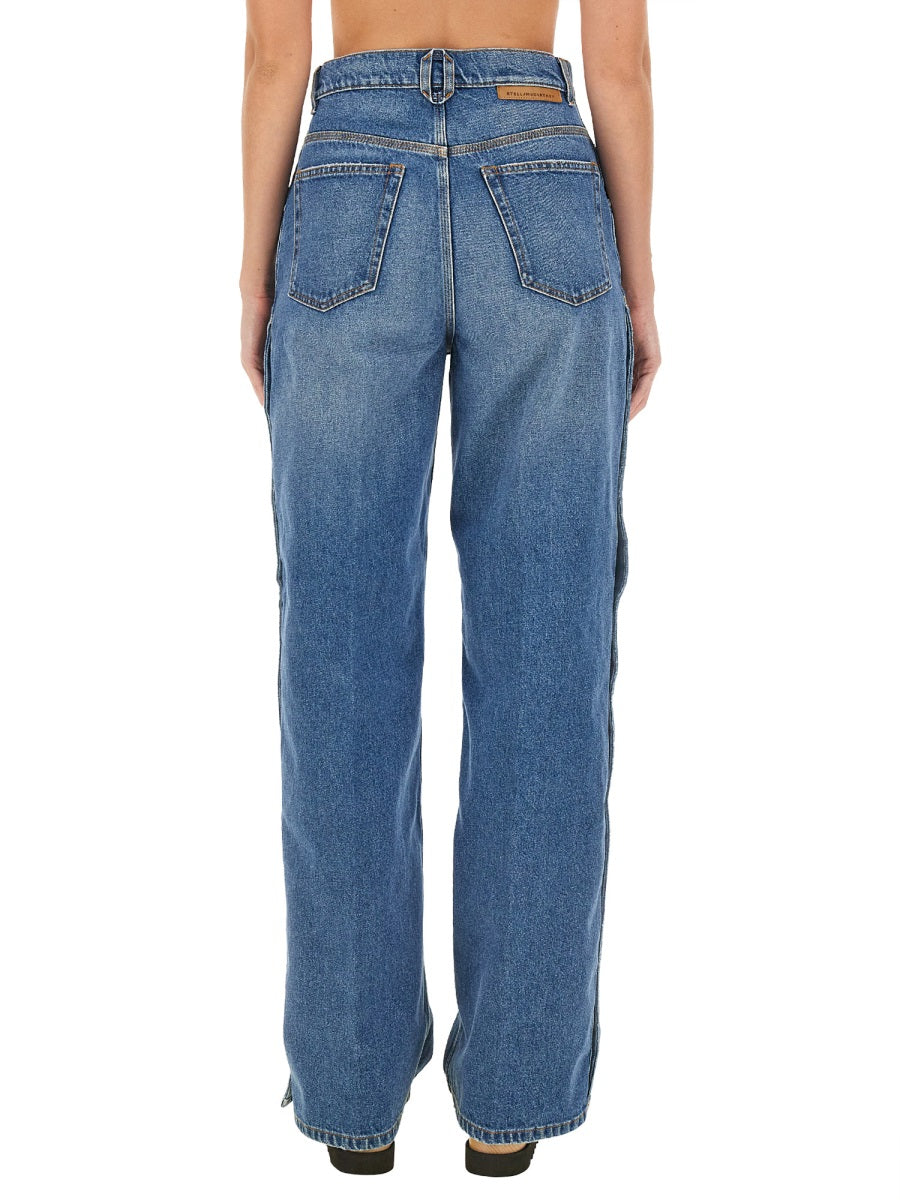 Loose Fit Jeans Denim Top: Cotton