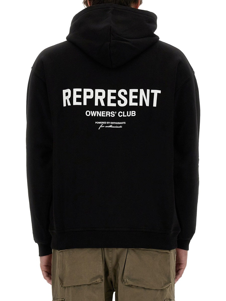 Black Cotton Hoodie Sweatshirts