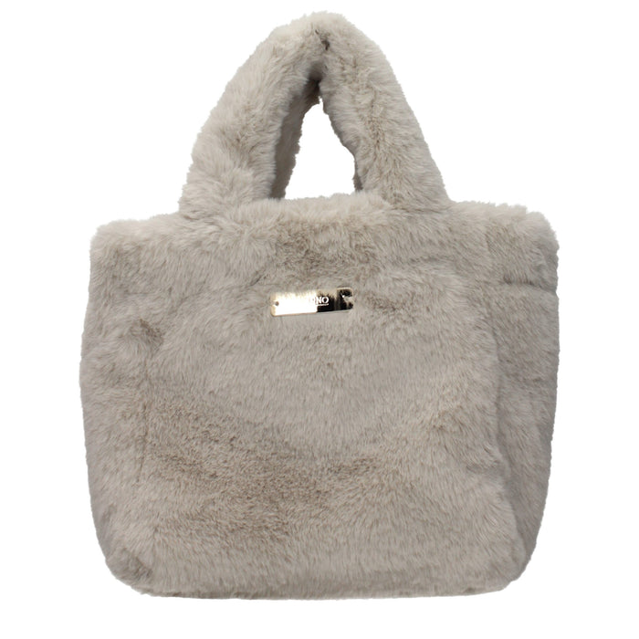 Herno Eco fur shoulder bag in gray