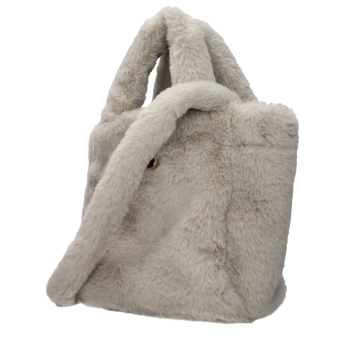 Herno Eco fur shoulder bag in gray — view 2