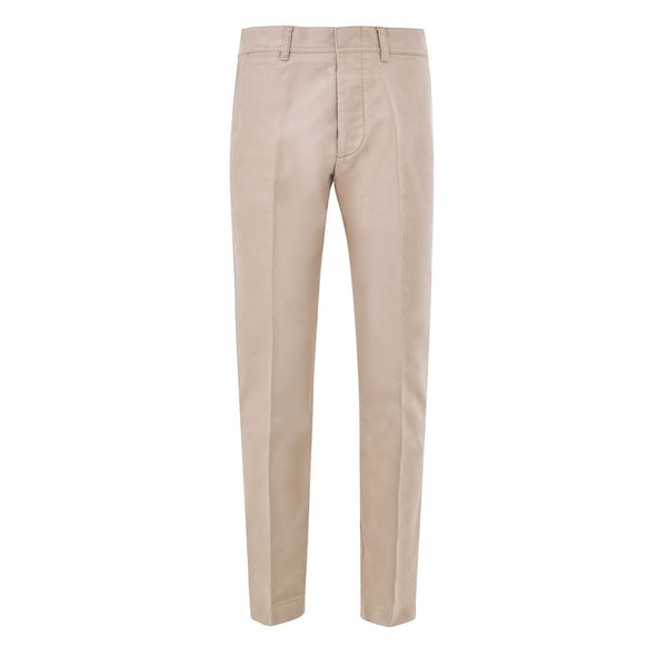 Tom Ford 100% Cotton chino in beige