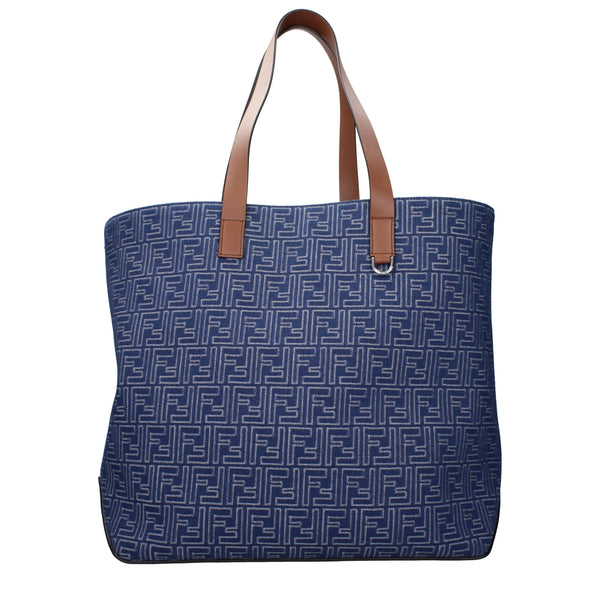 Fendi Fabric tote bag in blue