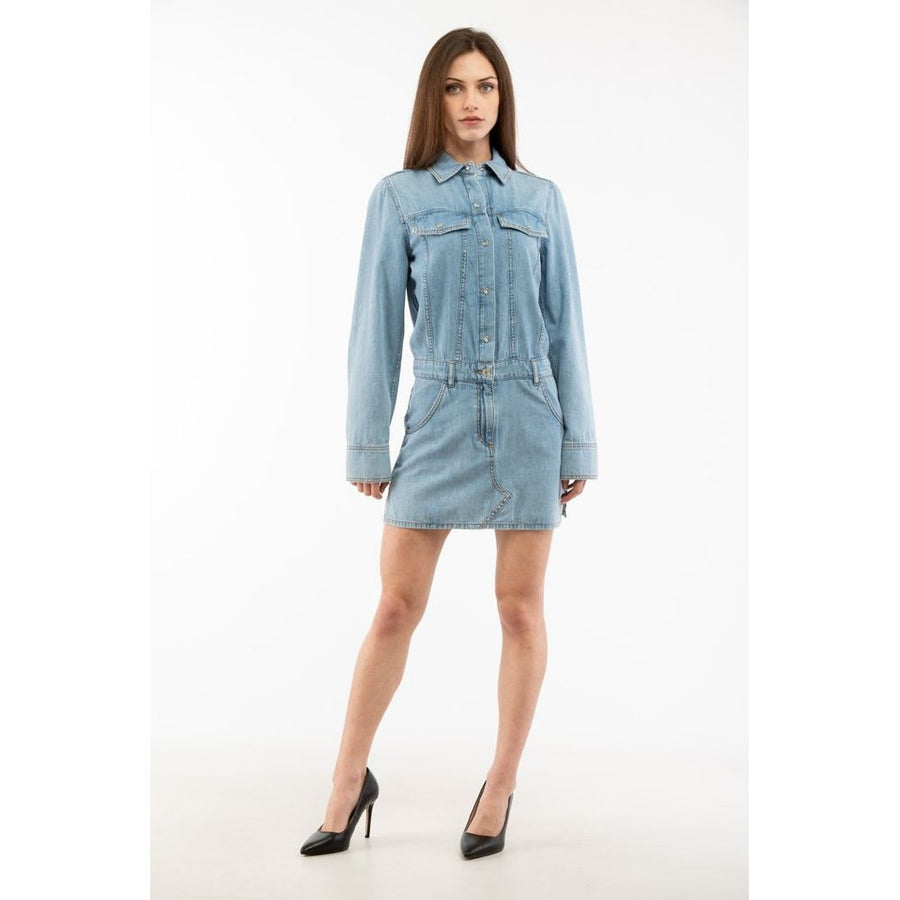 Moschino 100% Cotton dress in blue