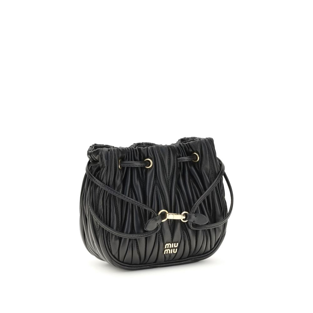 Black Calf Leather Bos Taurus Clutch Bag