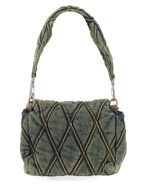 Shoulder Bag Charm-D Multicolour Cotton