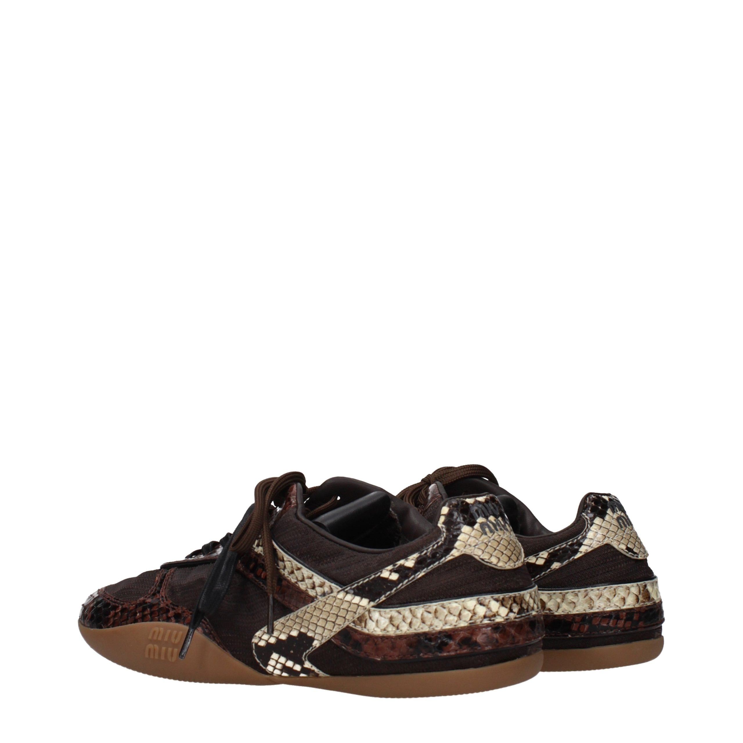 Miu Miu sneaker in brown — view 4
