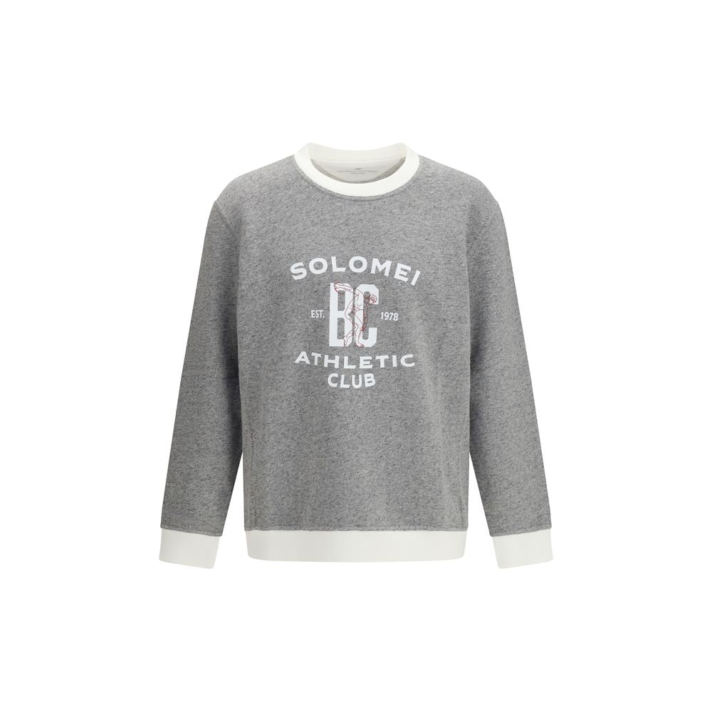 Brunello Cucinelli 100% Cotton sweatshirt in gray