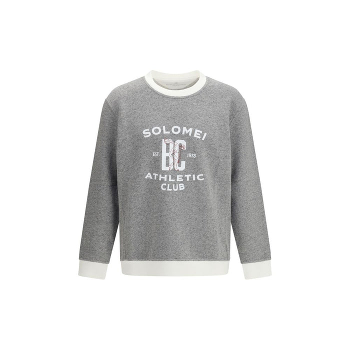 Brunello Cucinelli 100% Cotton sweatshirt in gray