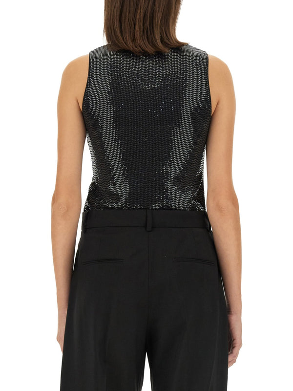 Black Tank Top Polyamide