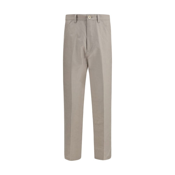 Brunello Cucinelli 99% Cotton trousers in beige