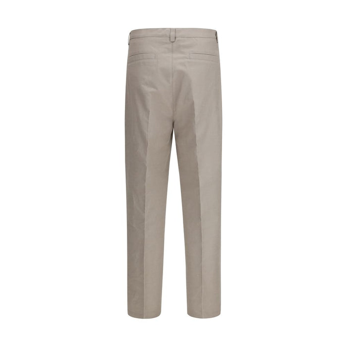 Brunello Cucinelli 99% Cotton trousers in beige — view 2