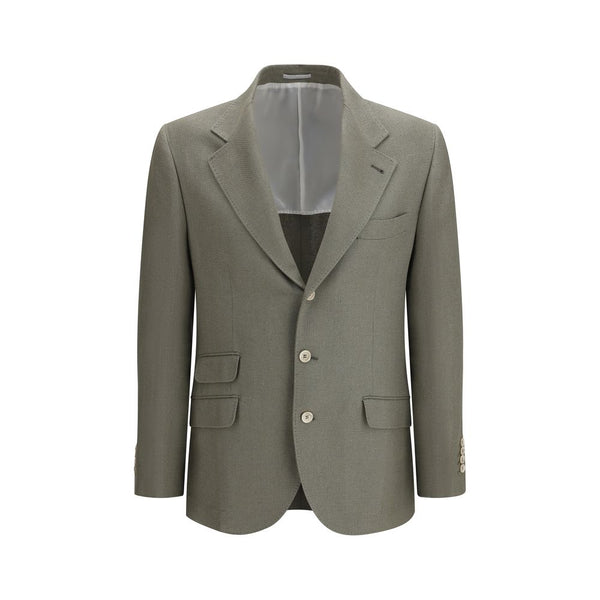 Brunello Cucinelli 49% Silk blazer in brown