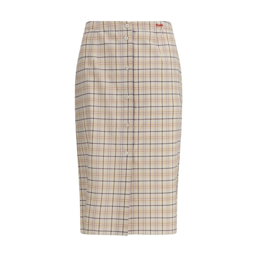 Prada 100% Cotton skirt in beige