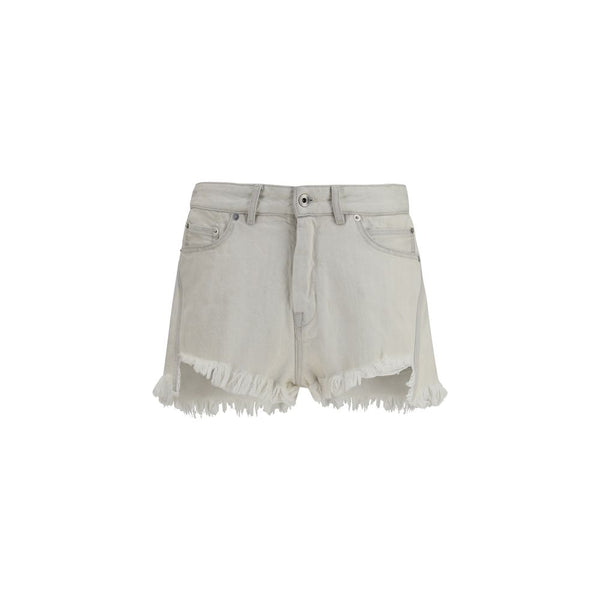 Rick Owens 100% Cotton (Japanese Denim) bermuda shorts in beige