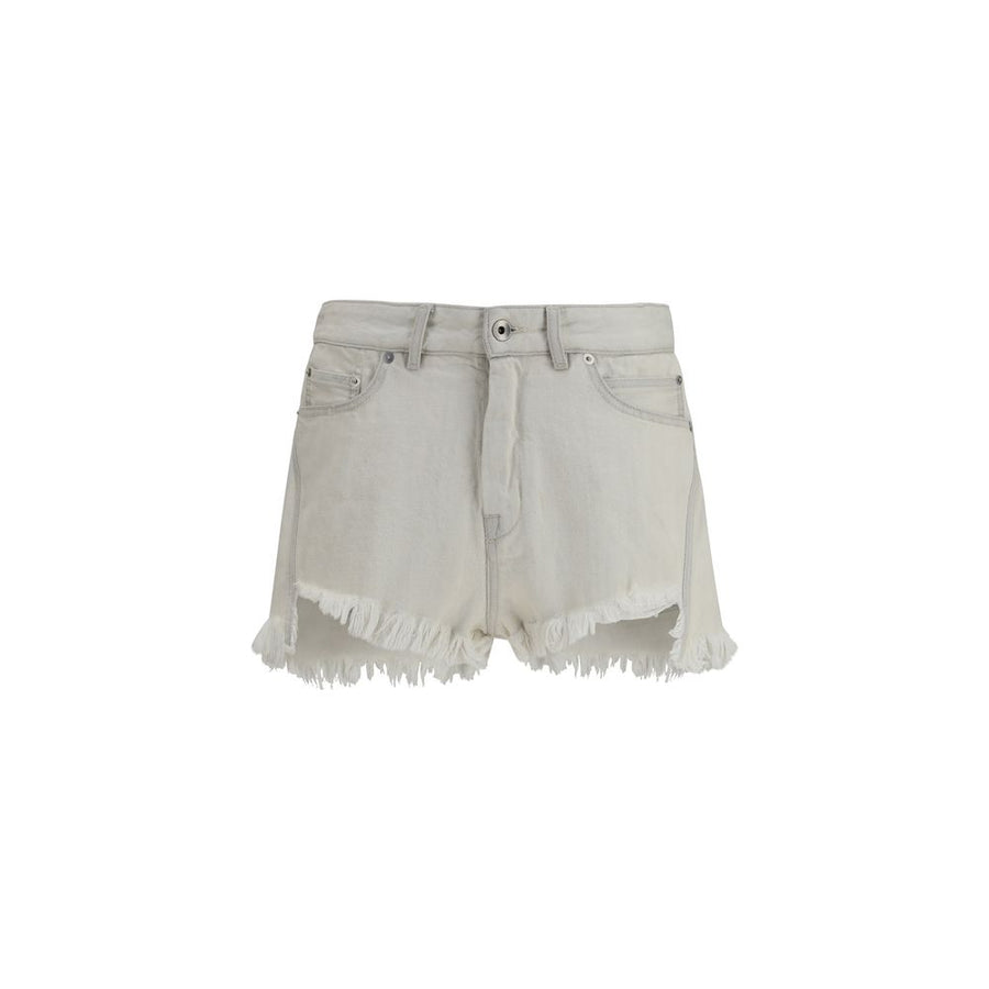 Rick Owens 100% Cotton (Japanese Denim) bermuda shorts in beige