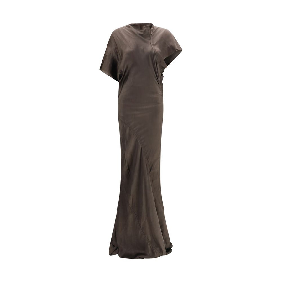 Rick Owens 100% Cupro dress in brown