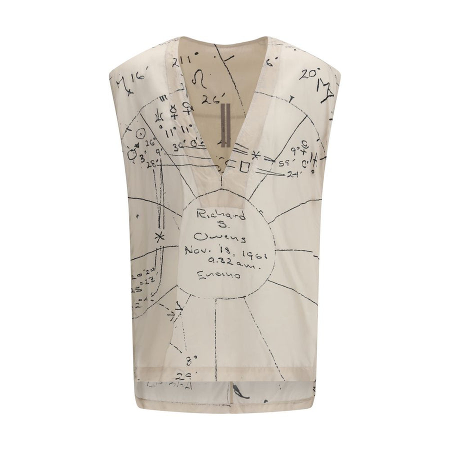 Rick Owens 52% Viscose 48% Cupro tank top in beige