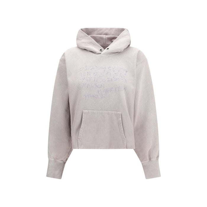 Maison Margiela 100% Cotton hoodie in gray