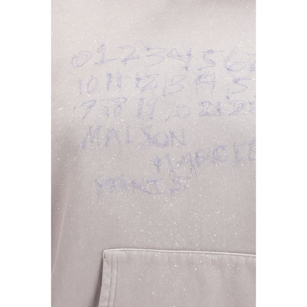 Maison Margiela 100% Cotton hoodie in gray — view 3