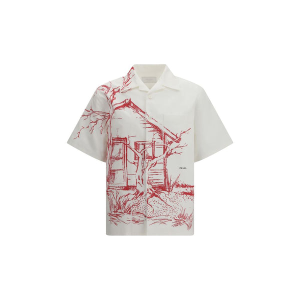 Prada 100% Cotton shirt in white