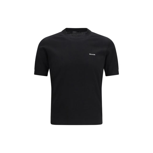Prada 100% Cotton t-shirt in black