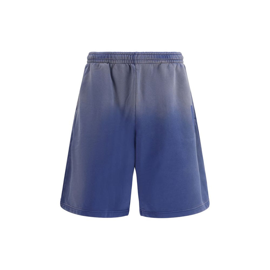 Moschino 100% Cotton bermuda shorts in blue