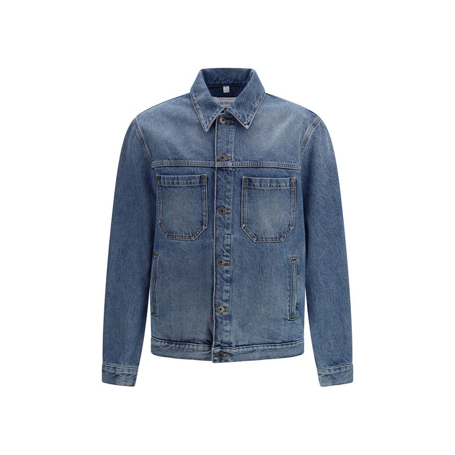 Off-White 100% Cotton jacket in blue
