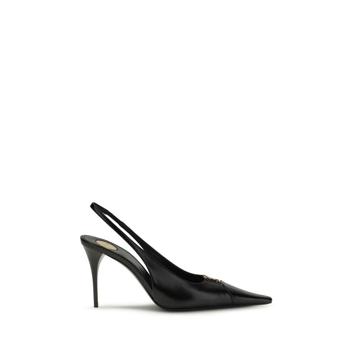 Saint Laurent UPPER 100% Calf Leather Bos Taurus SOLE 100% Calf Leather Bos Taurus heel in black