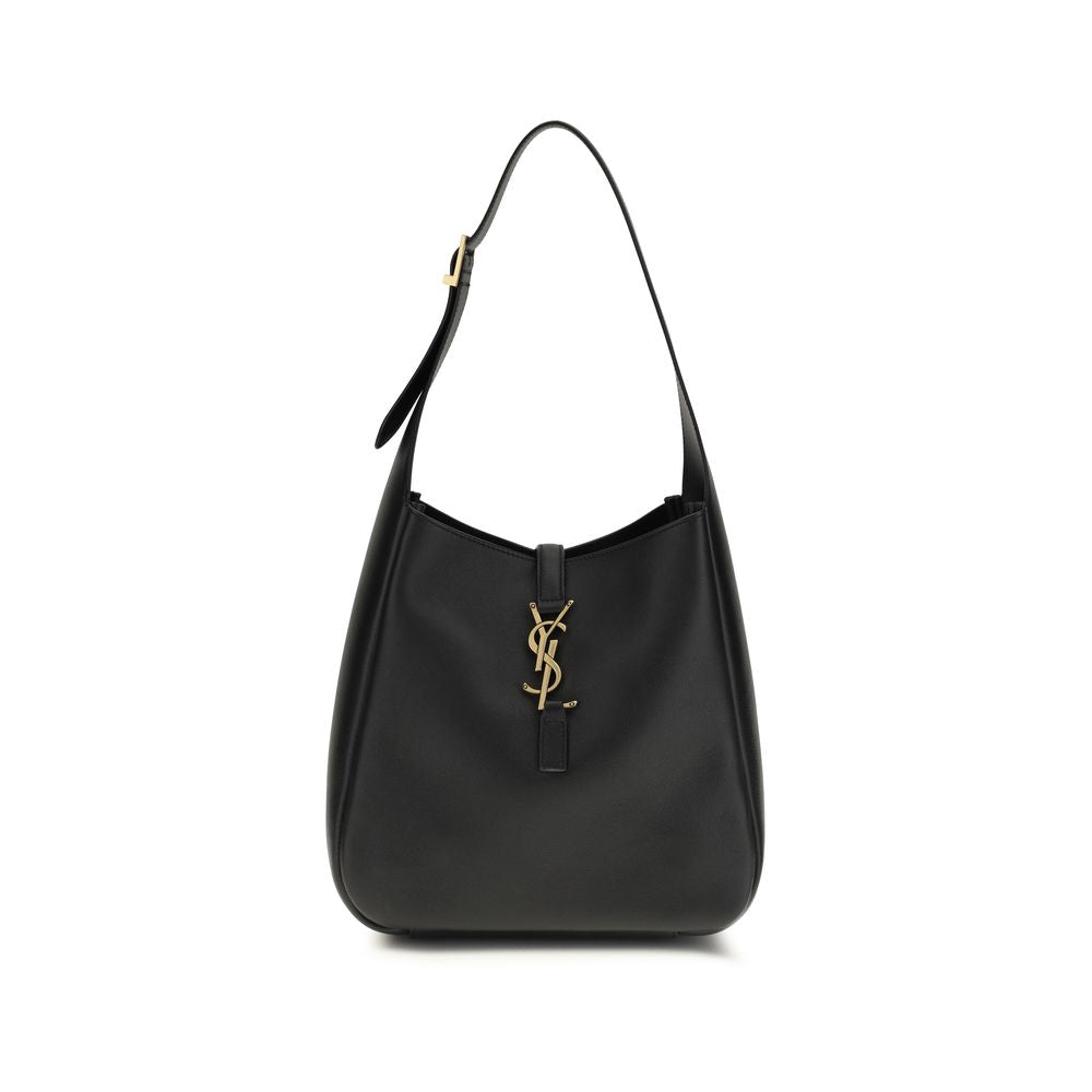 Saint Laurent 100% Calf Leather Bos Taurus shoulder bag in black