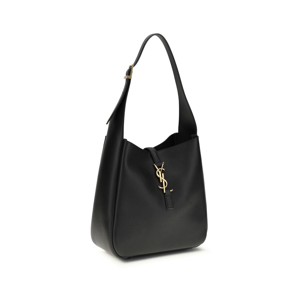 Saint Laurent 100% Calf Leather Bos Taurus shoulder bag in black — view 2