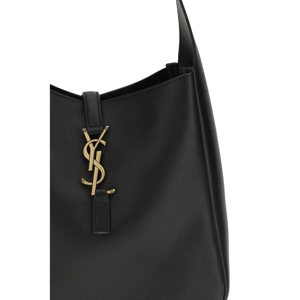 Saint Laurent 100% Calf Leather Bos Taurus shoulder bag in black — view 4