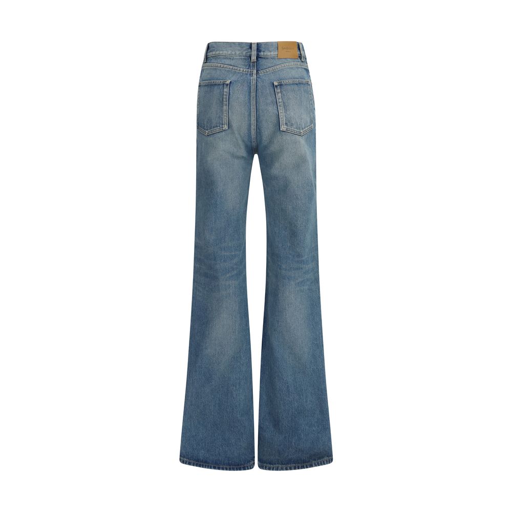 Saint Laurent 100% Cotton jeans in blue — view 2