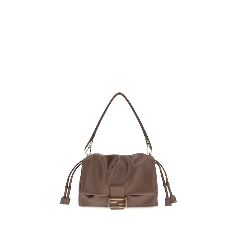 Brown Lamb Ovis Aries Shoulder Bag