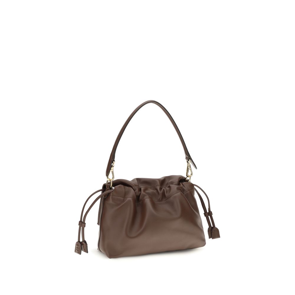 Brown Lamb Ovis Aries Shoulder Bag