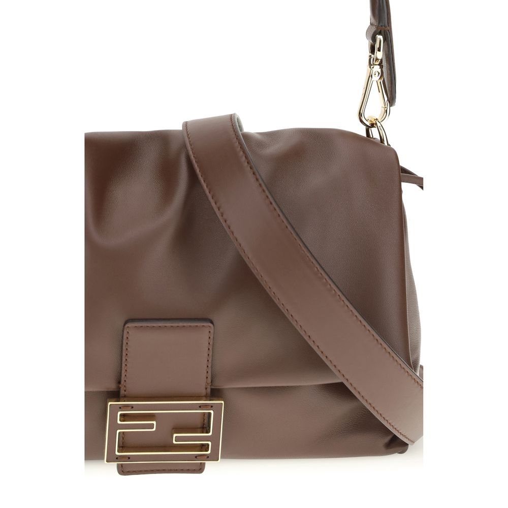 Brown Lamb Ovis Aries Shoulder Bag