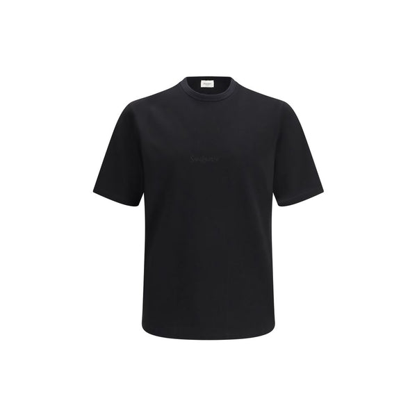 Saint Laurent 100% Cotton t-shirt in black