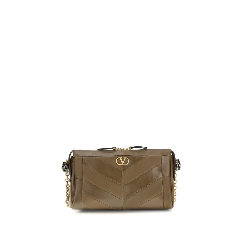 Brown Lamb Ovis Aries Shoulder Bag