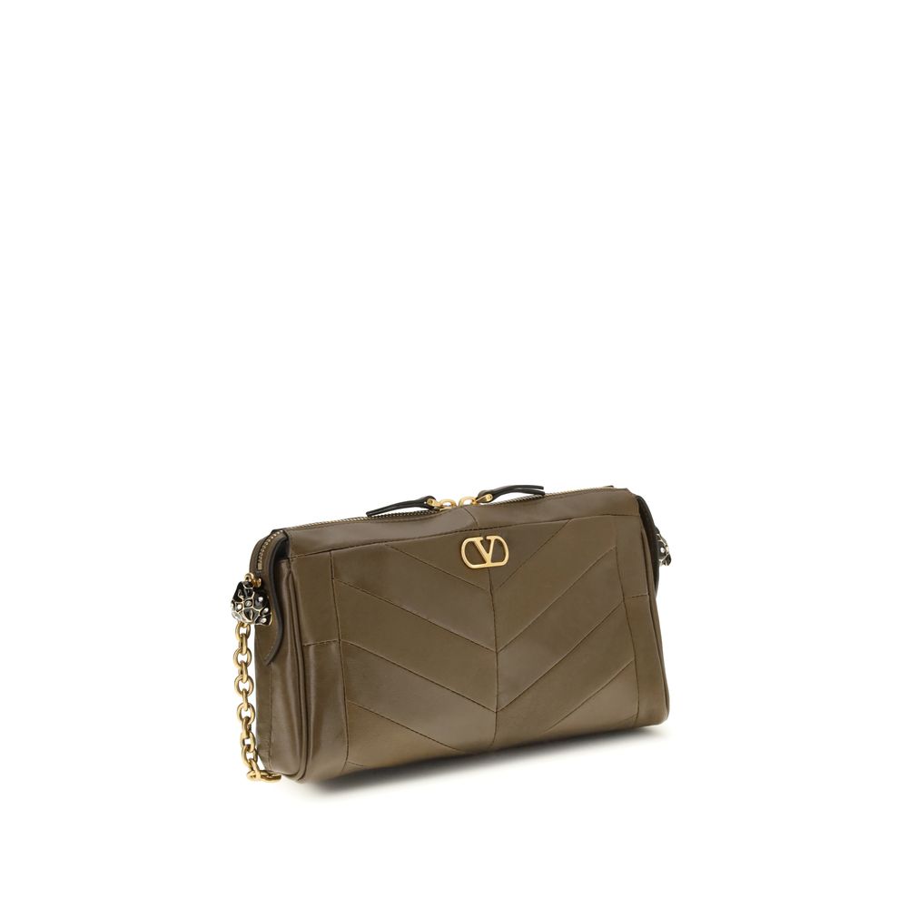 Brown Lamb Ovis Aries Shoulder Bag