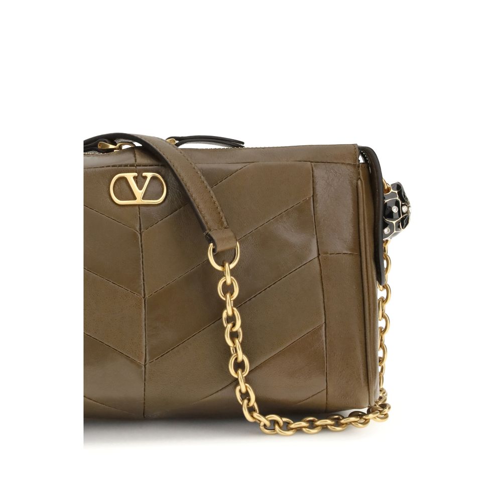 Brown Lamb Ovis Aries Shoulder Bag