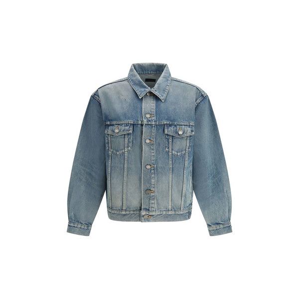 Saint Laurent 100% Cotton jacket in blue