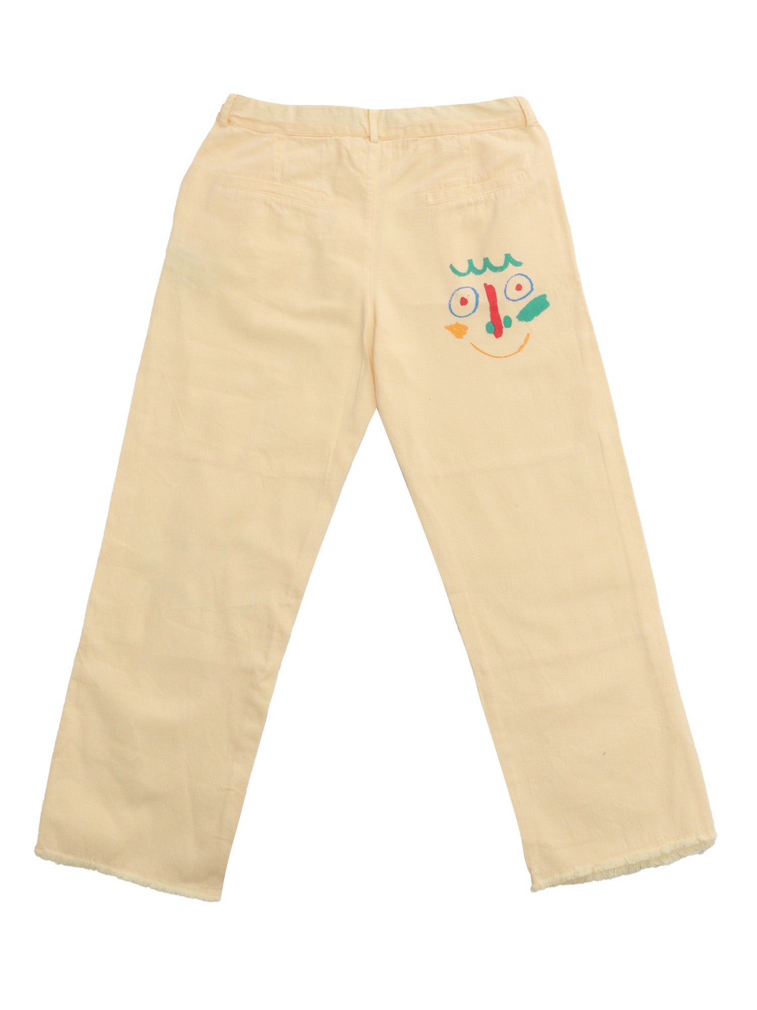 Beige Chino trousers Yellow Bci Cotton Pant