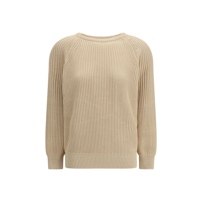 Saint Laurent 100% Cotton sweater in beige