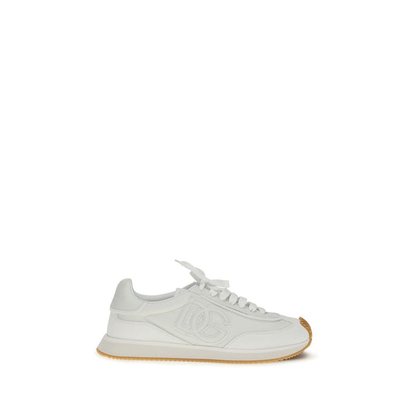 Dolce & Gabbana 100% Calf Leather Bos Taurus sneaker in white