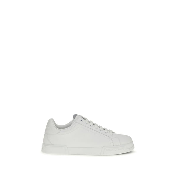 Dolce & Gabbana Upper: 100% Calf Leather Bos Taurus; Sole: 100% Rubber sneaker in white