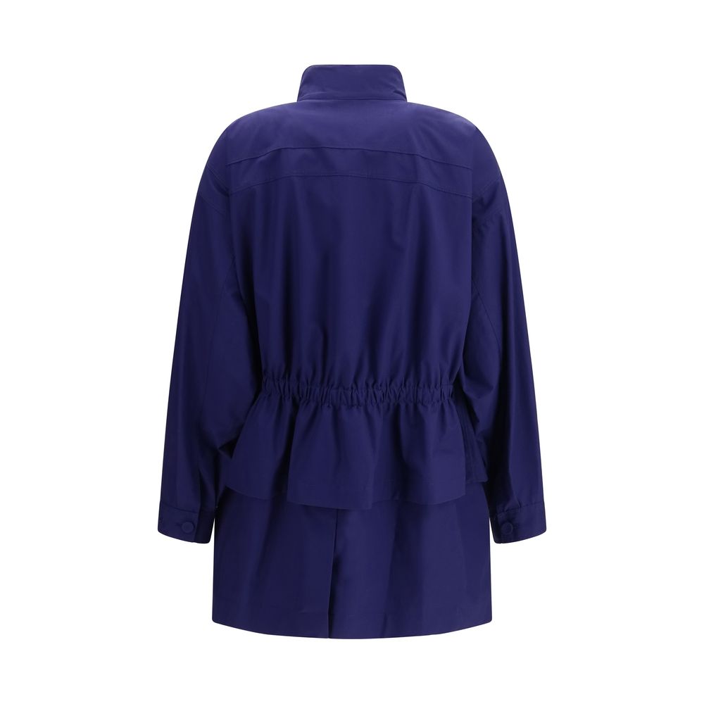Fendi Outer: 100% Cotton coat in navy — view 2