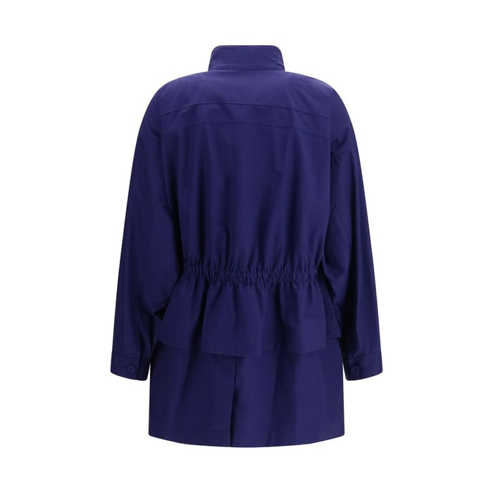 Fendi Outer: 100% Cotton coat in navy — view 2