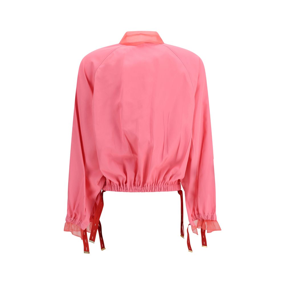 Fendi 78% Viscose jacket in pink — view 2