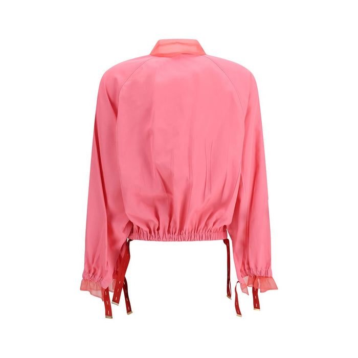 Fendi 78% Viscose jacket in pink — view 2