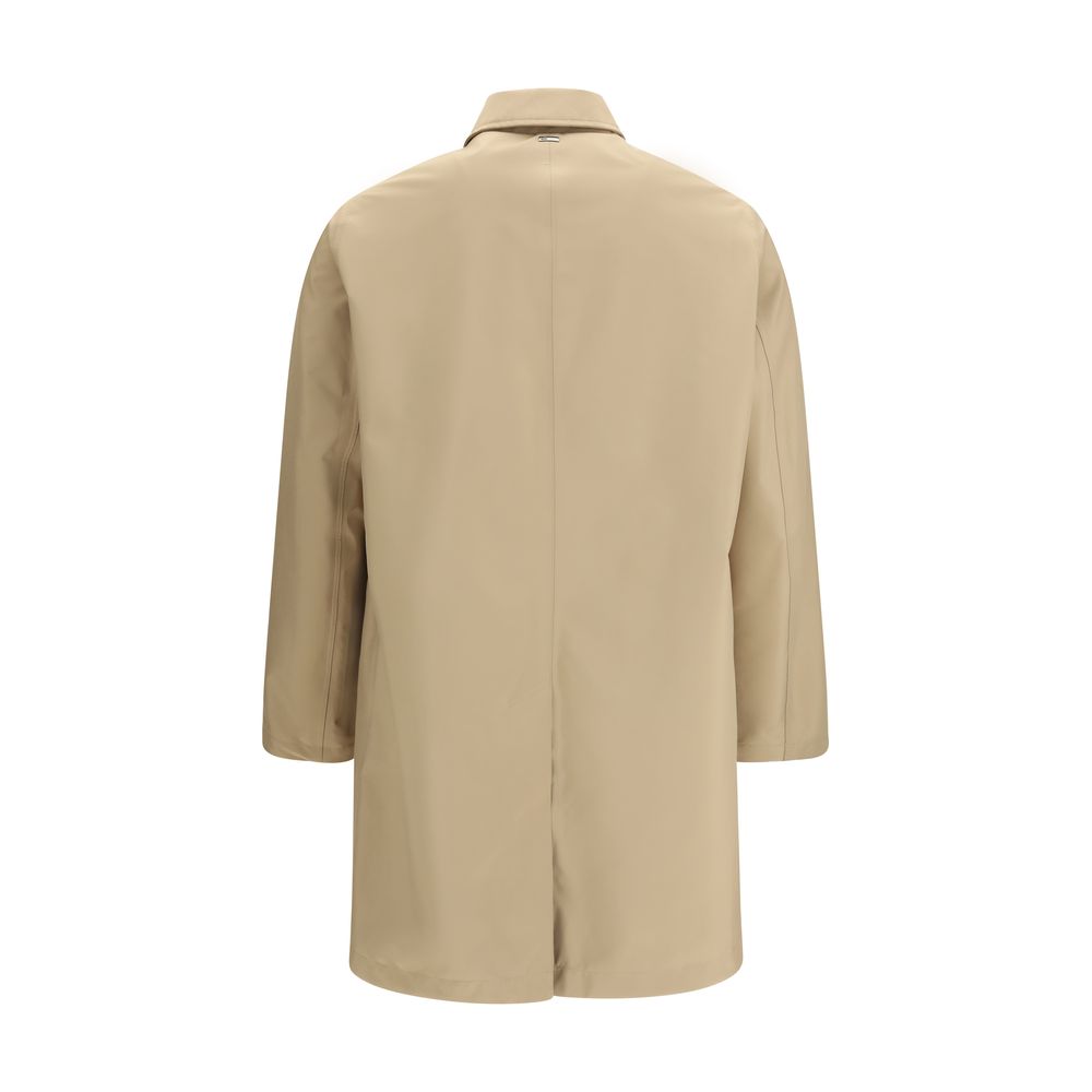 Herno 100% Polyester trench coat in beige — view 2